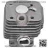 Cylinder Piston Assembly ?? 52mm Cylinder Piston Crankshaft Fuel Filter Bearing Gasket Set Parts for MS381 038 MS 381