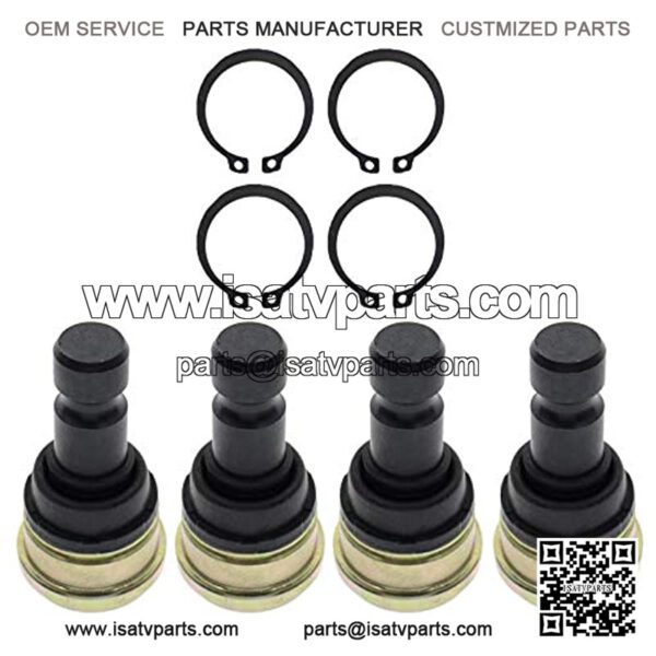 7061220 7061187 Ball Joint Set for All Polaris RZR 570 800 Sportsman/Scrambler 850 Ranger 900 XP/Diesel/Crew 4pcs ATV/UTV Front Ball Joint Joints Set Upper and Lower - Image 2
