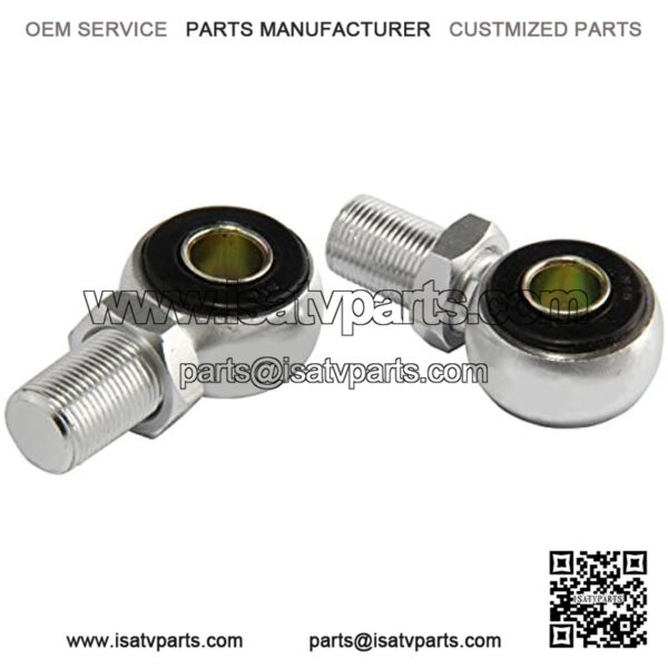 Aluminum Shock Absorber Round Hole Adapters for ATV Quad Motorcycle Pit Dirt Trail Motor Bike Sliver, 2pcs,+ - Image 3