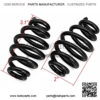 Black Solo Seat Springs 3" for Harley Davidson Chopper Bobber Softail Sportster - Image 2