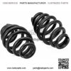 Black Solo Seat Springs 3" for Harley Davidson Chopper Bobber Softail Sportster - Image 3