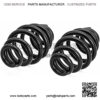 Black Solo Seat Springs 3" for Harley Davidson Chopper Bobber Softail Sportster - Image 5