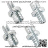 AUTOVIC Clucth Brake Cable Adjuster For Honda Yamaha Kawasaki Suzuki ATV Motorcycle 8mm Universal Cable Adjuster Nut Bolts(Silver) - Image 2