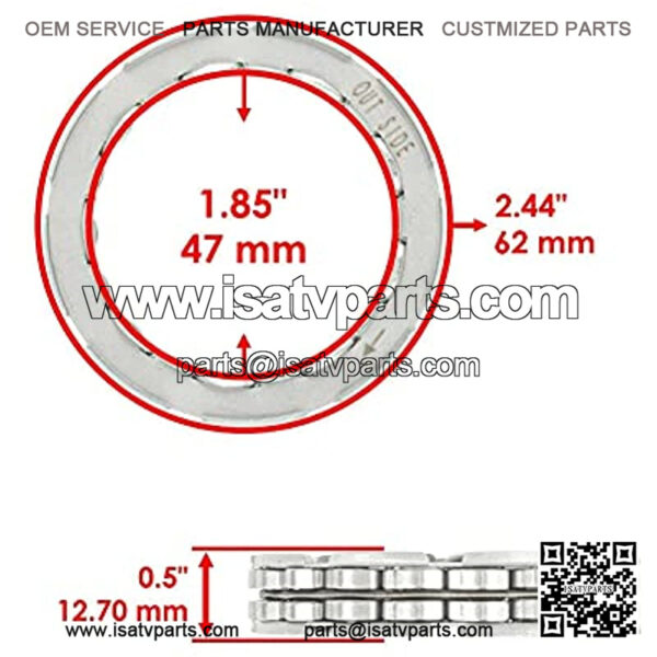 Compatible with Wet Clutch Carrier Shoe and Bearing for Wolverine R-SPEC 700 YXE70W 16-18 - Image 3