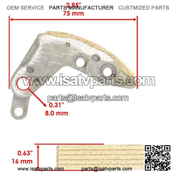 compatible with Weight Wet Clutch Carrier Shoes Bearing Honda TRX350D TRX 350D FourTrax Foreman 350 - Image 2