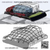 15"x30" Motorcycle Bike Trailer ATV Cargo Net Great for Trailers, UTVs, Cars, SUVs and Boats with 10 Adjustable Hooks - Image 4