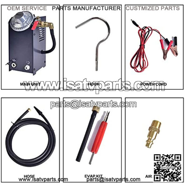 AA009 Car Fuel Leak Detectors, Diagnostic, Automotive Fuel Pipe System Leak Tester with EVAP System?for?all?cars, motorcycles, snowmobiles, ATV, light trucks, boats - Image 2