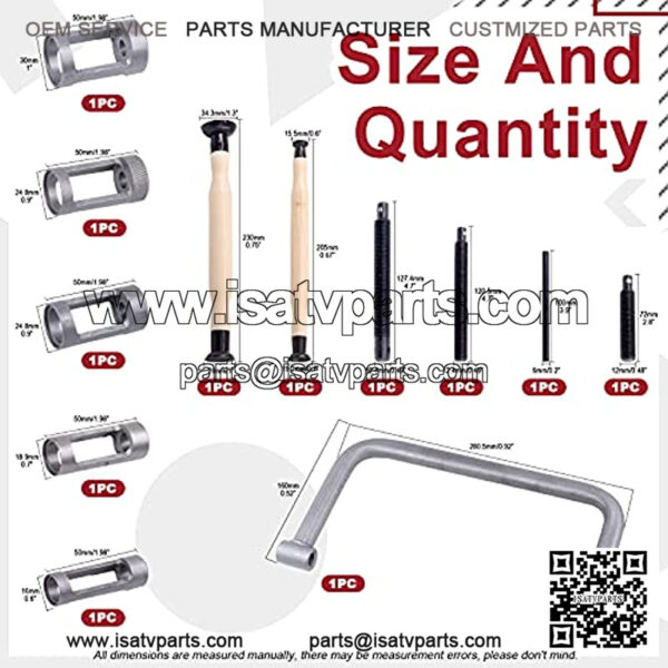 Auto Valve Spring Compressor and Valve Grinding Lapping Stick Service Set Compression C-Clamp Tool Service Kit for Motorcycle, ATV, Car, Small Engine Vehicle Equipment - Image 2