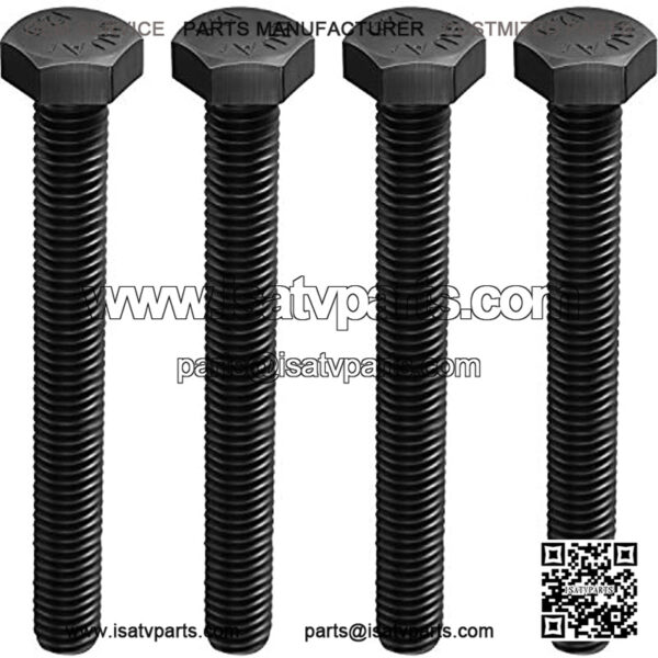 4 Pieces M8 8mm Secondary Clutch Spreader Belt Change Removal Tool for ATV's and SXS's Bolt M8 x 1.25 x 70, 12.9 CL, Pre Oil, Fully Threaded
