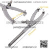 3Pcs Spanner Wrench Magneto Fly Wheel Clutch Hub Adjustable Tool + 24mm & 27mm and 20mm & 24mm Clutch Lock Nut Spanner Repair Tools for Motorcycle ATV Scooter Dirt Bike Go Kart - Image 3