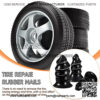 60 Pieces Tire Repair Rubber Nail Car Tire Repair Nails Tire Repair Rubber Screws Fast Tire Repair Tool for Car Motorcycle ATV Tire Puncture Repair, 0.21 x 0.46 Inch, 0.27 x 0.59 Inch - Image 5