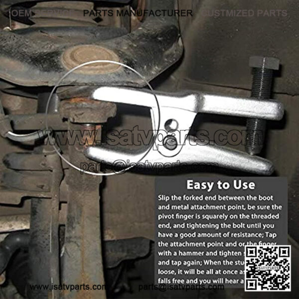 Universal Ball Joint Separator - Remover Tool for Separating Arms, Tie Rods, and Ball Joints on Cars, Trucks, ATVs - Image 4