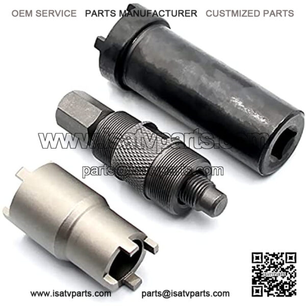 24mm&27mm Magneto Flywheel Puller Tool and 20mm 24mm Lock Nut Clutch Removal Tool with Starter Clutch Lock Spanner Removal Tool - Image 4