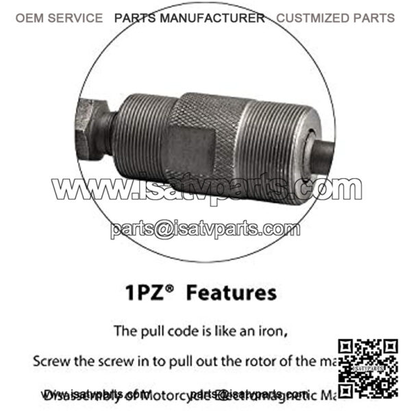 FWT-101 Magneto Stator Flywheel Puller 24mm&27mm Repair Tool Replacement for GY6 50cc 125cc 150cc Kawasaki Yamaha Suzuki KTM Scooter ATV Dirt Bike - Image 3