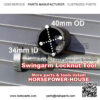 READ ALL - 40mm OD / 34mm ID 4-Pin Special Locking Nut Spanner Socket for your Swingarm Arm Pivot Locknut Nut Thrust Lock Adjuster Tool for Many Honda Motorcycle ATV Quad VTX1300 VTX1800 CBR600F4 CBR600F4i CBR600RR CBR900RR CBR1100XX BLACKBIRD VF1100C VF1100S VF700C VF700S VF750C VFR750F VFR750R RVF750R Honda Recon 250EX 250X TRX300FW FourTrax TRX350TE TM FE FM Rancher TRX400FA TRX400FGA Rancher TRX400FW Foreman TRX450S TRX450ES Foreman TRX500 Rubicon and other Models - Image 2