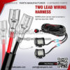 WA 06 LED Light Bar Wiring Harness Kit - 2 Leads 12V On Off Switch Power Relay Blade Fuse for Off Road Lights LED Work Light - Image 3