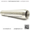 13" Big Mouth Reverse Cone Stainless Steel Muffler Megaphone Brushed 2.5" Inlet ID by Niche Cycle Supply