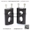 Pair Handle bar Clamp Riser 110cc 125cc Pit bike ATV 22mm 7/8" Handlebar Black - Image 2