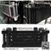 Motorcycle Radiator Engine OiOil Cooling System Kit Oil Cooling Radiator Oifor ATV for 100?250CC Off?Road ATV Dirt Bike 4?Wheel Motorcycle Engine Oiwith Mounting Parts Kit F - Image 4