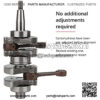 Outboard Motor Crankshaft Assembly, 63V?11400?00 Aluminium Outboard Motor Crankshaft Assembly Aluminium Marine Engine Accessory for YMH Stroke Marine Outboard Engine. - Image 2