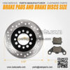 Rear Brake Master Cylinder Caliper Assembly with Disc Brake Rotor Compatible with Roketa Kazuma Taotao SUNL ATV Jetmoto BMS Baja Coolster SSR ATV Quad 50CC 70CC 90CC 110CC 125CC - Image 5