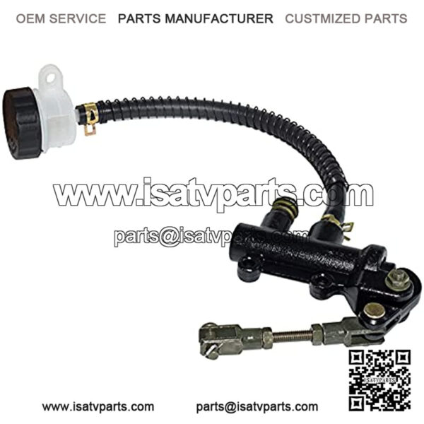 Motorcycle Rear Brake Master Cylinder Pump Hydraulic Refit for Motorbike ATV Dirt Bike Compatible with Kawasaki Ninja ZX6 ZX7