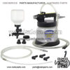 MV6835 Premium Pneumatic Air Operated Brake and Clutch Bleeding Kit, Variable Control Thumb Throttle, Quick Connect Coupler, 1.9 Quart Reservoir