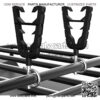 Gun Mounts for ATV, Bow Rack Tools Holder with Rubber Straps Compatible with ATV Mobility Scooter Hunting Bike Shooting Carts