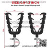 Gun Mounts for ATV, Bow Rack Tools Holder with Rubber Straps Compatible with ATV Mobility Scooter Hunting Bike Shooting Carts - Image 4