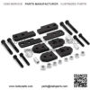 Black Path - Fits Yamaha 2" Front + Rear Lift Kit Rhino 450 + 660 + 700 ATV Full Suspension Lift (Black) T6 Billet