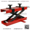 1100 LB Motorcycle Center Scissor Lift Jack Hoist Stand Bikes ATVs Scooter Crank Stand