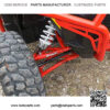 (2) Upper High Clearance A Arms for 2014+ Polaris RZR XP 1000 / XP 4 1000 | Non-Adjustable | Red | 1.25?? Tubing 25% larger Than Stock! - Image 4