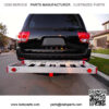 70422 48" x 21" Hitch Mount Compact Aluminum Cargo Carrier - 500-lb Load Capacity - Image 4