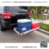 70422 48" x 21" Hitch Mount Compact Aluminum Cargo Carrier - 500-lb Load Capacity - Image 5