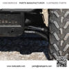 High Clearance 2" Forward Offset A-Arms for Polaris Ranger Midsize 570 (2014) - Black - Image 2