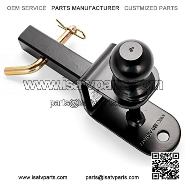 ATV/UTV Mount With Hitch Ball And Winch Strap Loop (2" Ball 1 1/4" Shank) (66024)