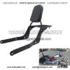 Sissy Bar with Luggage Rack and Comfortable Pad Compatible with Honda Shadow Aero 750 VT750C 2001-2020 (New Black)