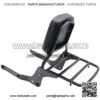 Sissy Bar with Luggage Rack and Comfortable Pad Compatible with Honda Shadow Aero 750 VT750C 2001-2020 (New Black) - Image 3