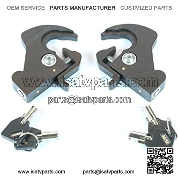 Detachable  Docking Latches for Harley Davidson Sissy Bar and Luggage Rack - Image 4