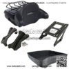 Chopped Tour Pack Trunk  Luggage Rack Mounting Rack Docking Hardware Fit For Harley Road Street Glide 2014-2020