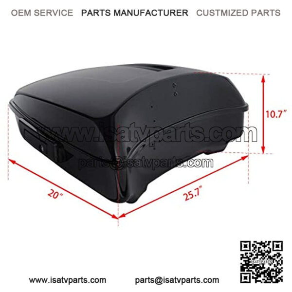 Chopped Tour Pack Trunk  Luggage Rack Mounting Rack Docking Hardware Fit For Harley Road Street Glide 2014-2020 - Image 4