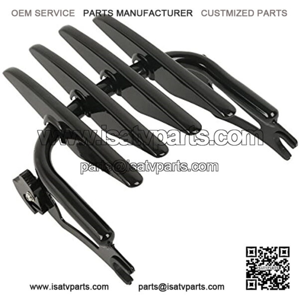 Detachable Passenger  Sissy Bar With Stealth Luggage Rack and 4 Point Docking Hardware Kits Fit For Harley Touring 2014-2020 - Image 5