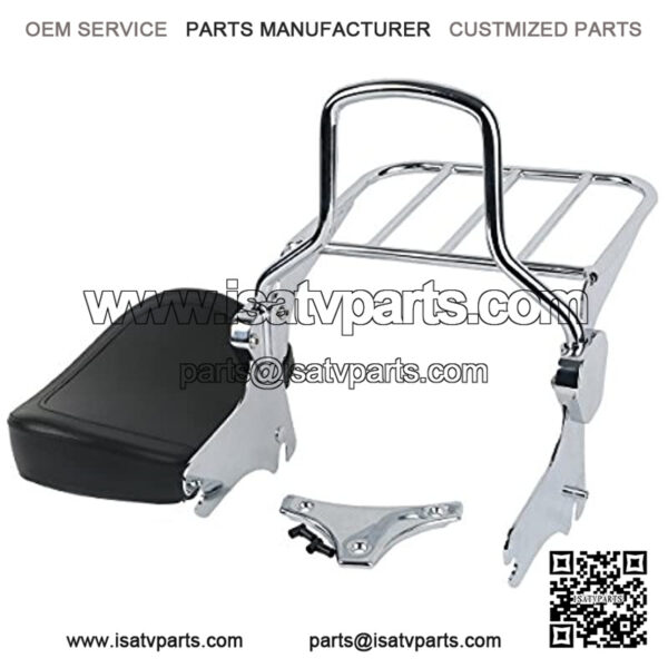Sissy Bar Set W/Luggage Rack For Harley Road King Street Glide Electra - Image 4