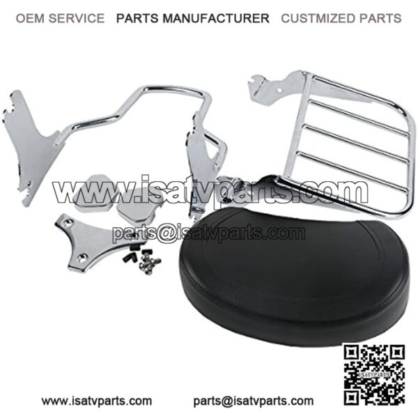 Sissy Bar Set W/Luggage Rack For Harley Road King Street Glide Electra - Image 5