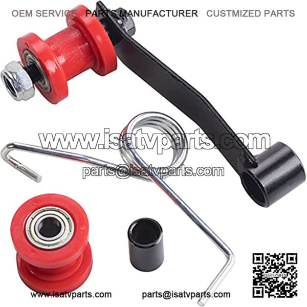 Chain Slider Tensioner Adjuster Roller Guide Fit For ATV Coolster Go Kart 4 Wheeler 110cc 125cc 150cc 200cc 250cc That Use 420 428 And 530 Chain