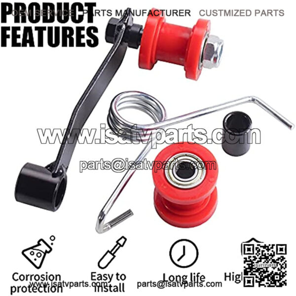 Chain Slider Tensioner Adjuster Roller Guide Fit For ATV Coolster Go Kart 4 Wheeler 110cc 125cc 150cc 200cc 250cc That Use 420 428 And 530 Chain - Image 5