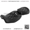 Driver Rider Passenger Pillion Two Up Leather Seat Fit For Harley Road King Street Road Glide Ultra Classic Limited 2009-2021