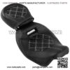 Driver Rider Passenger Pillion Two Up Leather Seat Fit For Harley Road King Street Road Glide Ultra Classic Limited 2009-2021 - Image 2