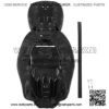 Driver Rider Passenger Pillion Two Up Leather Seat Fit For Harley Road King Street Road Glide Ultra Classic Limited 2009-2021 - Image 5