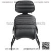 Passenger Seat Backrest, GUAIMI Lether Passenger Seat + Backrest Pad Set Compatible with Indian Scout Bobber Twenty/Sixty 2018-2021 Replace OEM Number: 2882853-VBA - Image 5